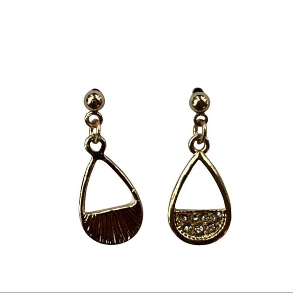 Kevia Smokey Quartz & Gold Mixed Earring Set - 5 pairs - New in Box - Picture 8 of 8